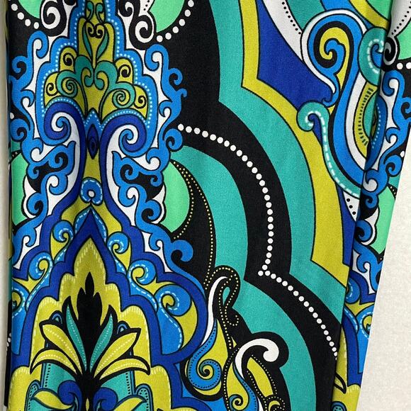 Melissa Paige XS Palazzo Pants Psychedelic Retro 70s Disco Funky Print USA - Picture 11 of 13